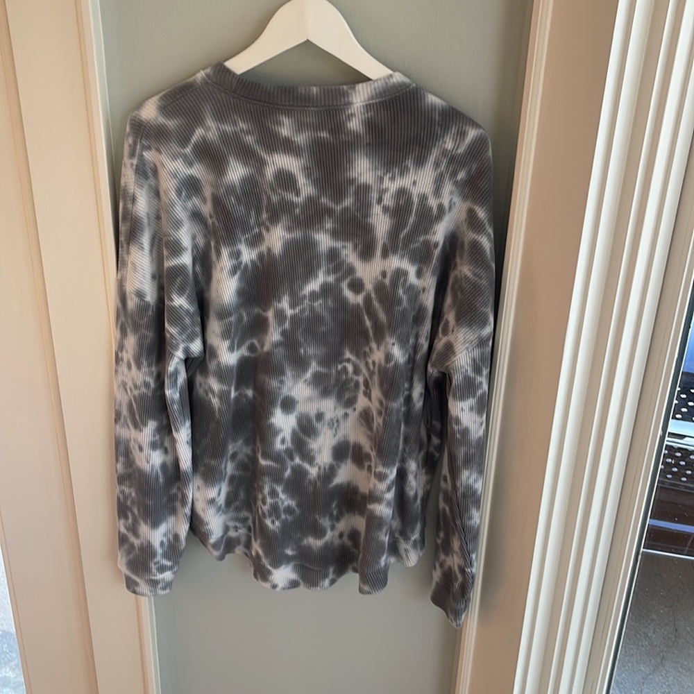 Anthropologie Tomasa Thermal Tie-Dye Pullover Top - Picture 6 of 6
